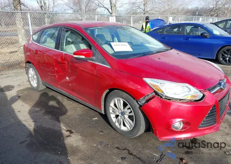 2012 Ford Focus Sel из США, поврежденный, VIN 1FAHP3M21CL479260